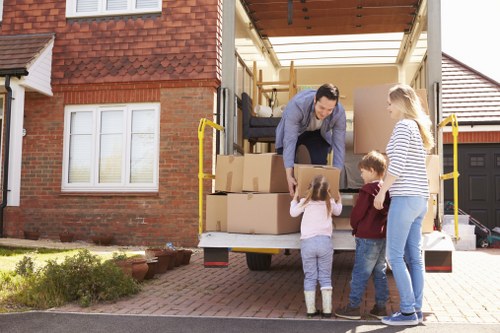 Man and van service for local moves in Leamouth near riverside developments