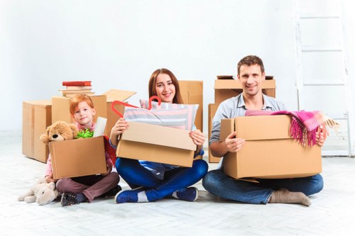 Local office move team handling access and transport in Leamouth