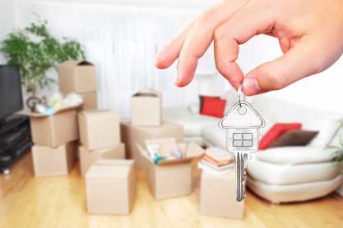 Removal van for Leamouth residential and office transport