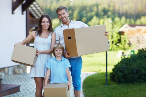 Staff training for careful handling in a removal job