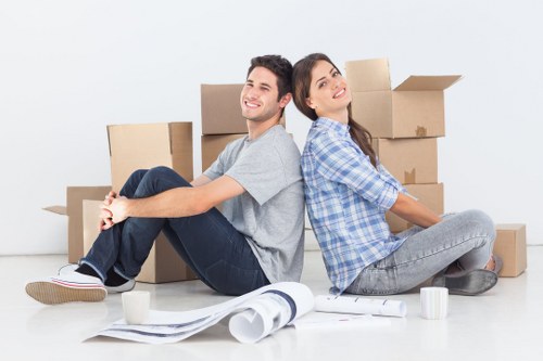 Packing and loading support for a Leamouth house move