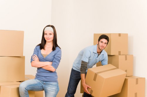 Man With Van in Leamouth handling boxes and furniture with care