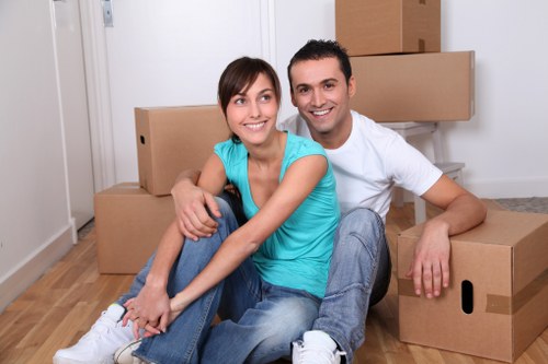 Furniture loading for a man and van service in Leamouth