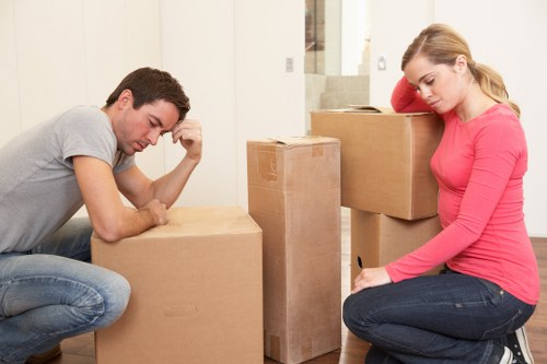 Moving van service handling access challenges in Leamouth