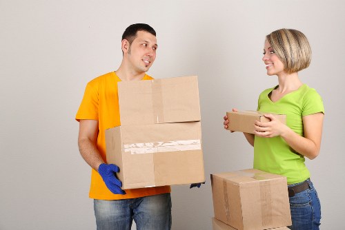 Transport of household furniture by van service
